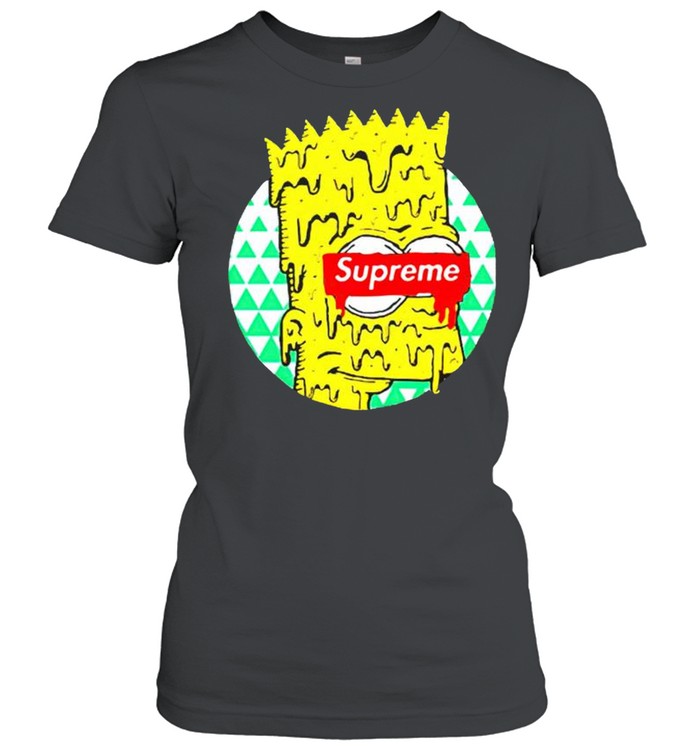 Funny Bart Simpson Supreme Shirt Mens Womens, Cheap Supreme T