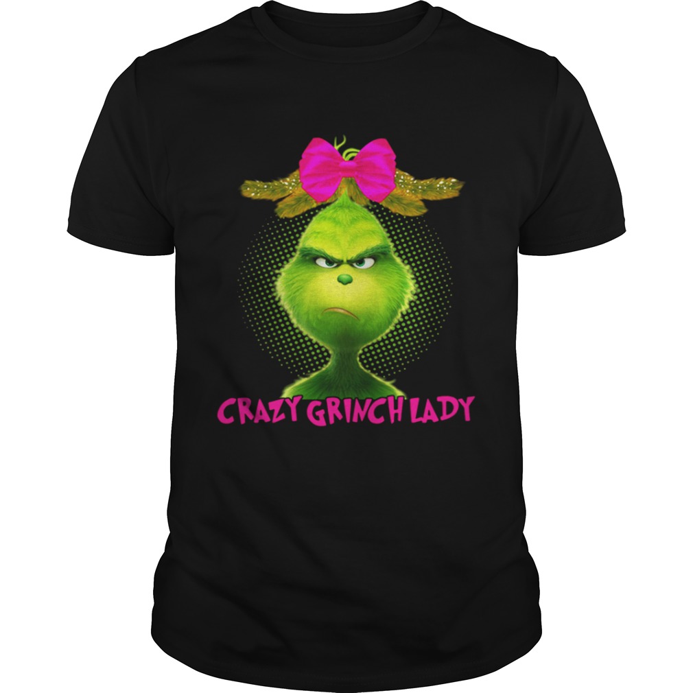 Crazy Grinch lady shirt