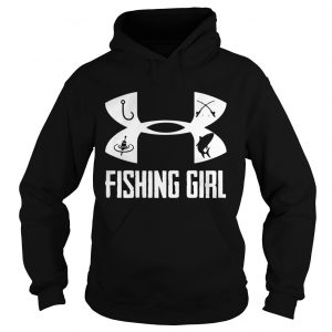Fishing girl hoodie shirt