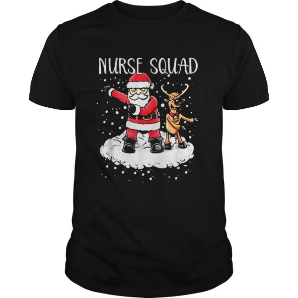 Nurse Squad Santa Reindeer Flossing Dance Christmas Guys