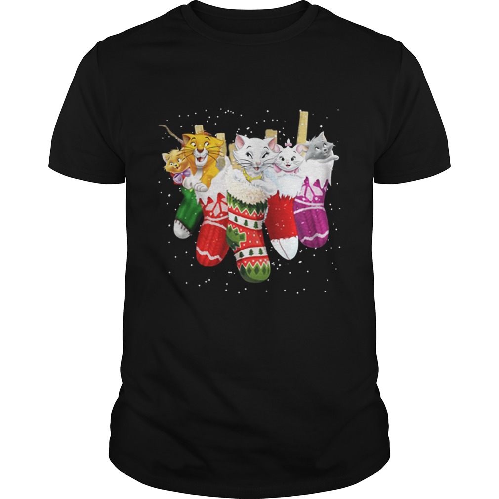 Official The Aristocats in socks Christmas shirt