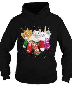 Official The Aristocats in socks Christmas hoodie shirt