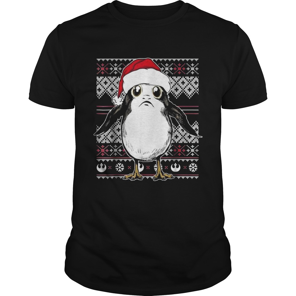 Star Wars Porg Ugly Christmas Sweater Graphic TShirt