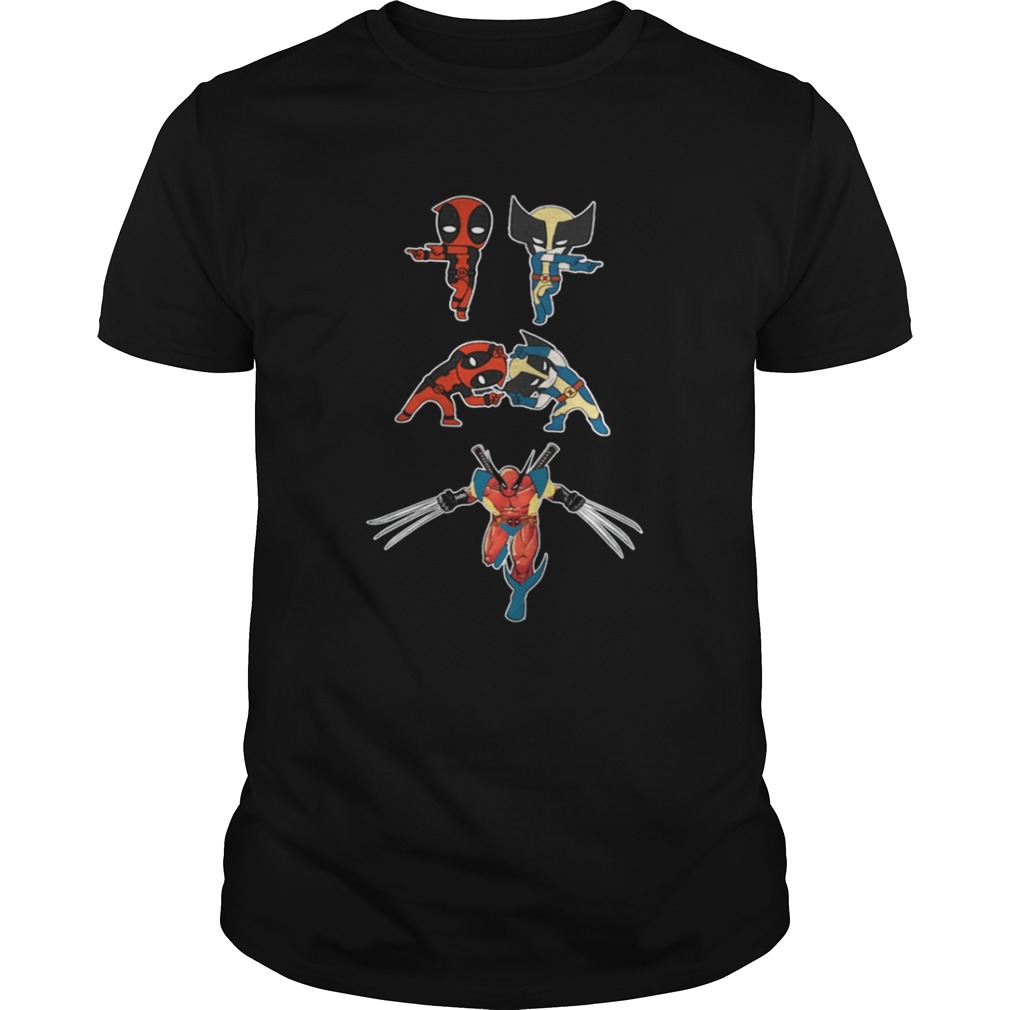 Baby Deadpool and Wolverine Fusion Dance shirt