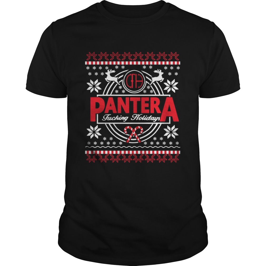 Pantera fucking holidays ugly Christmas shirt