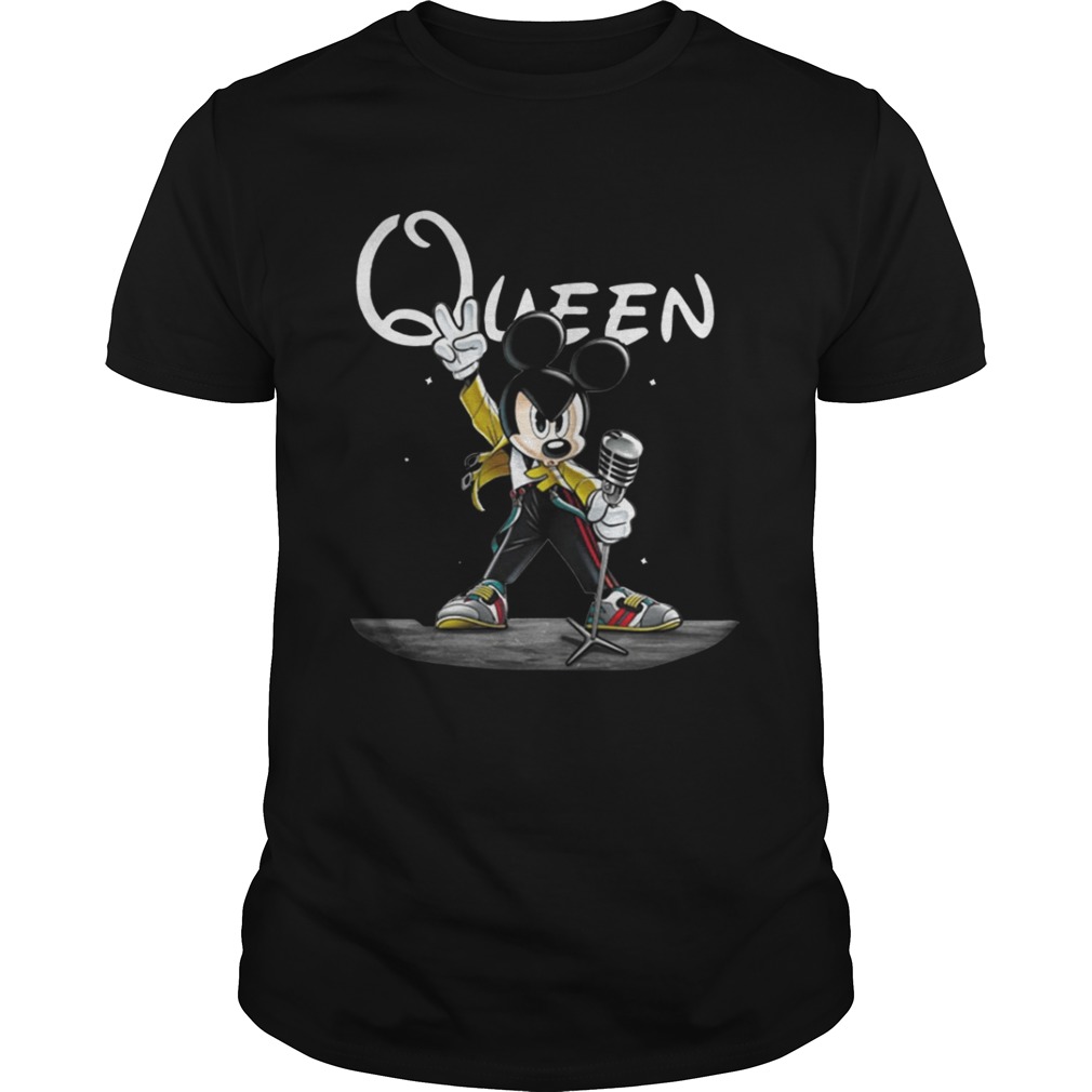 Queen Mickey mouse singing shirt and shirt