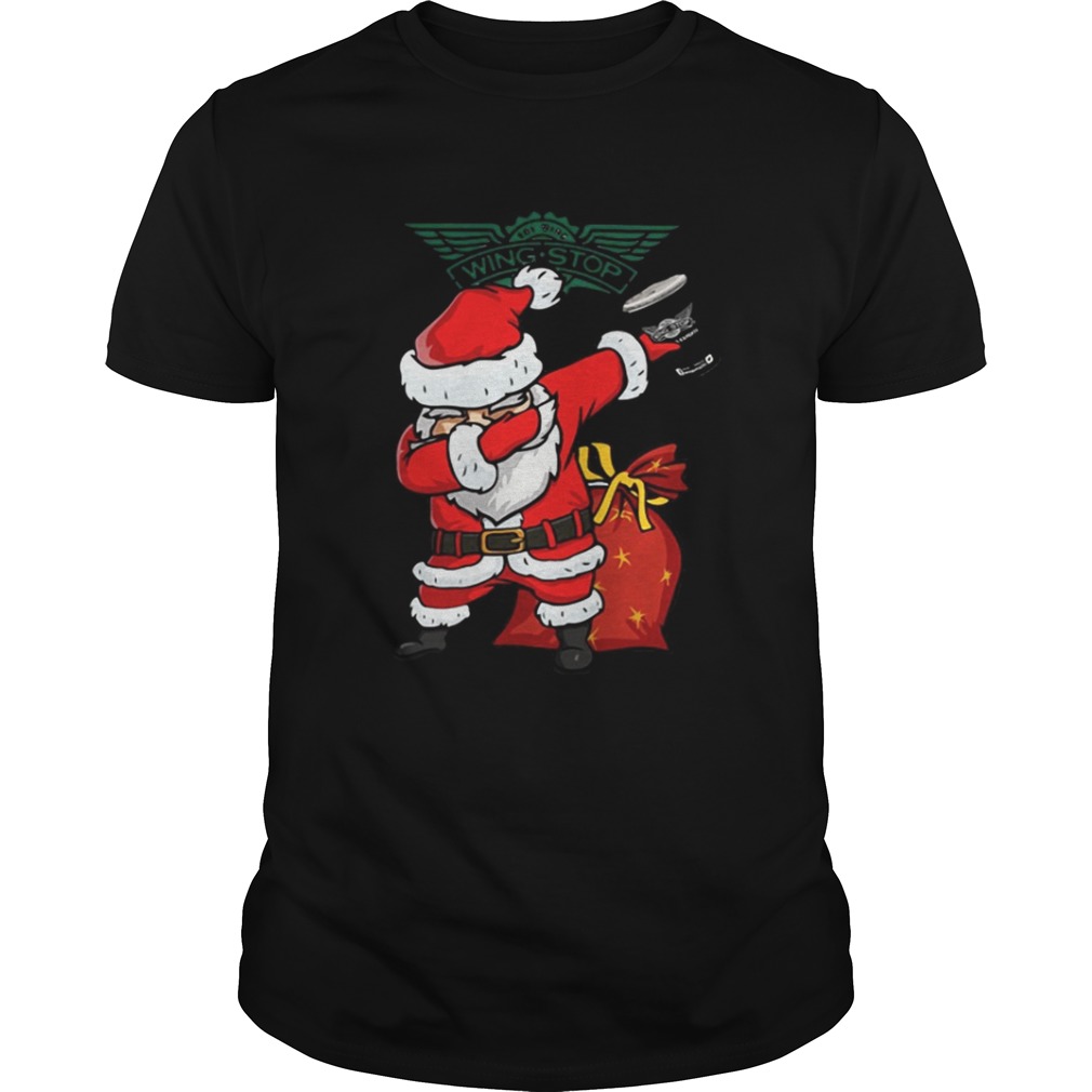 The Dabbing Santa Claus Wing Stop shirt