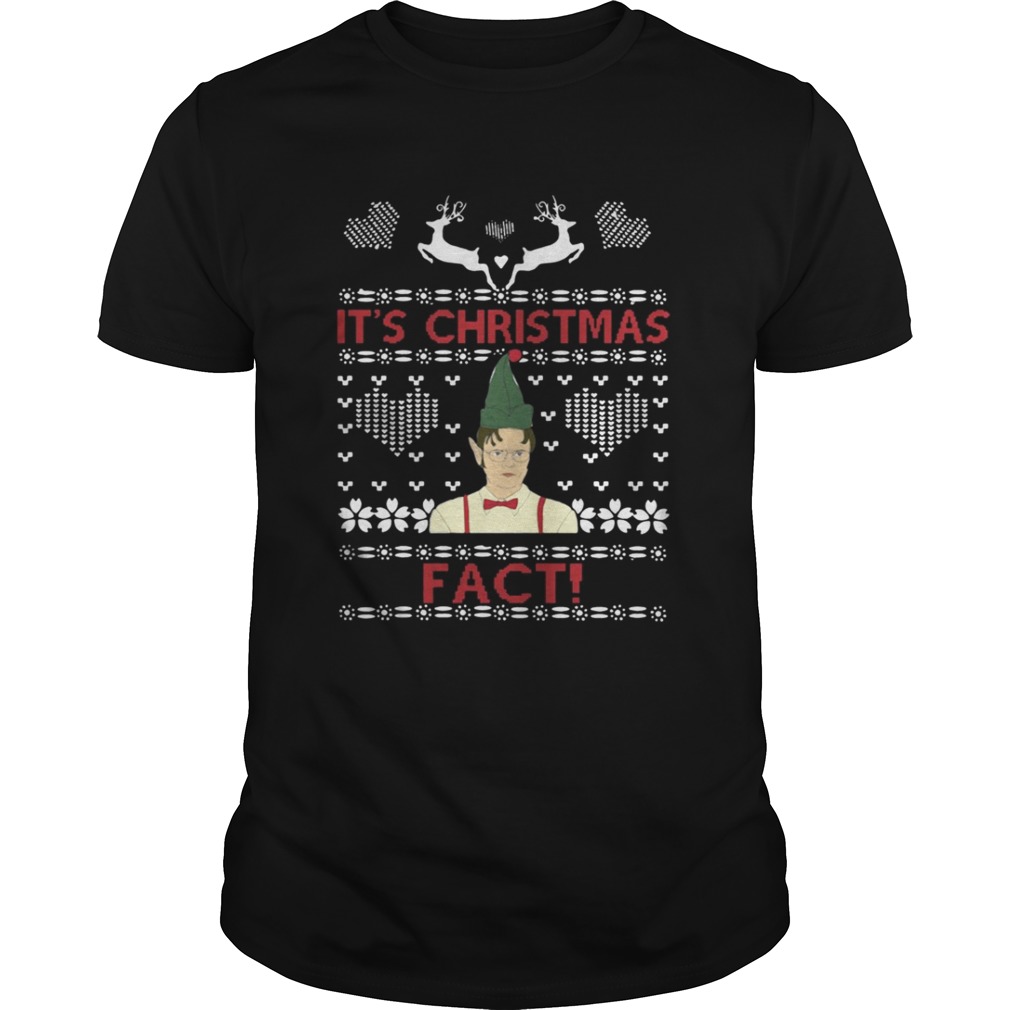 The Dwight Schrute Its Christmas Fact shirt