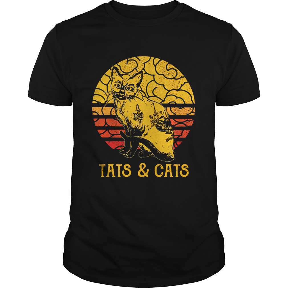 Vintage Tats and Cats shirt