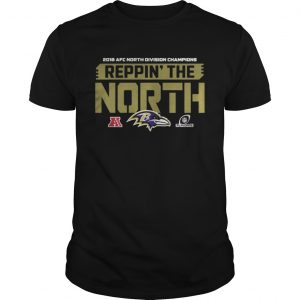 Baltimore Ravens 2018 AFC north division champions reppin the North guys shirt