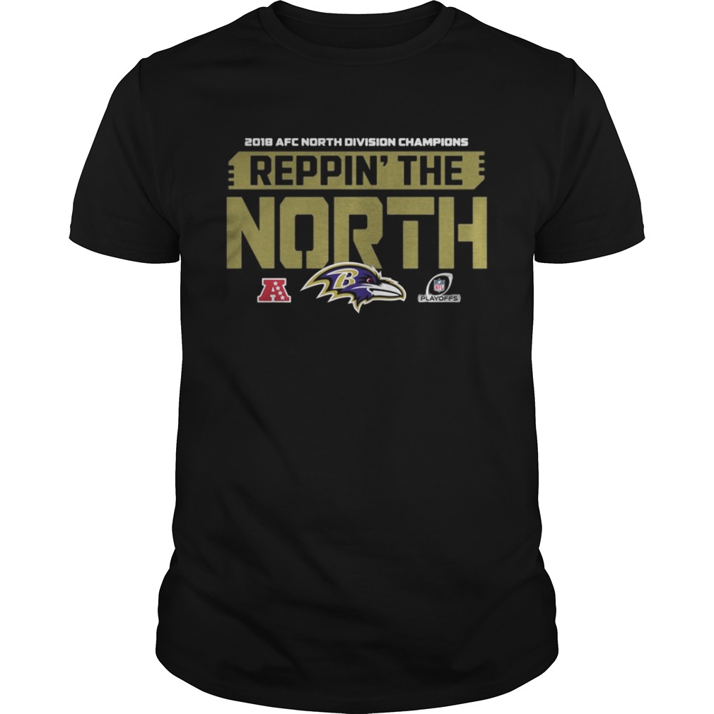 Baltimore Ravens 2018 AFC north division champions reppin the North shirt