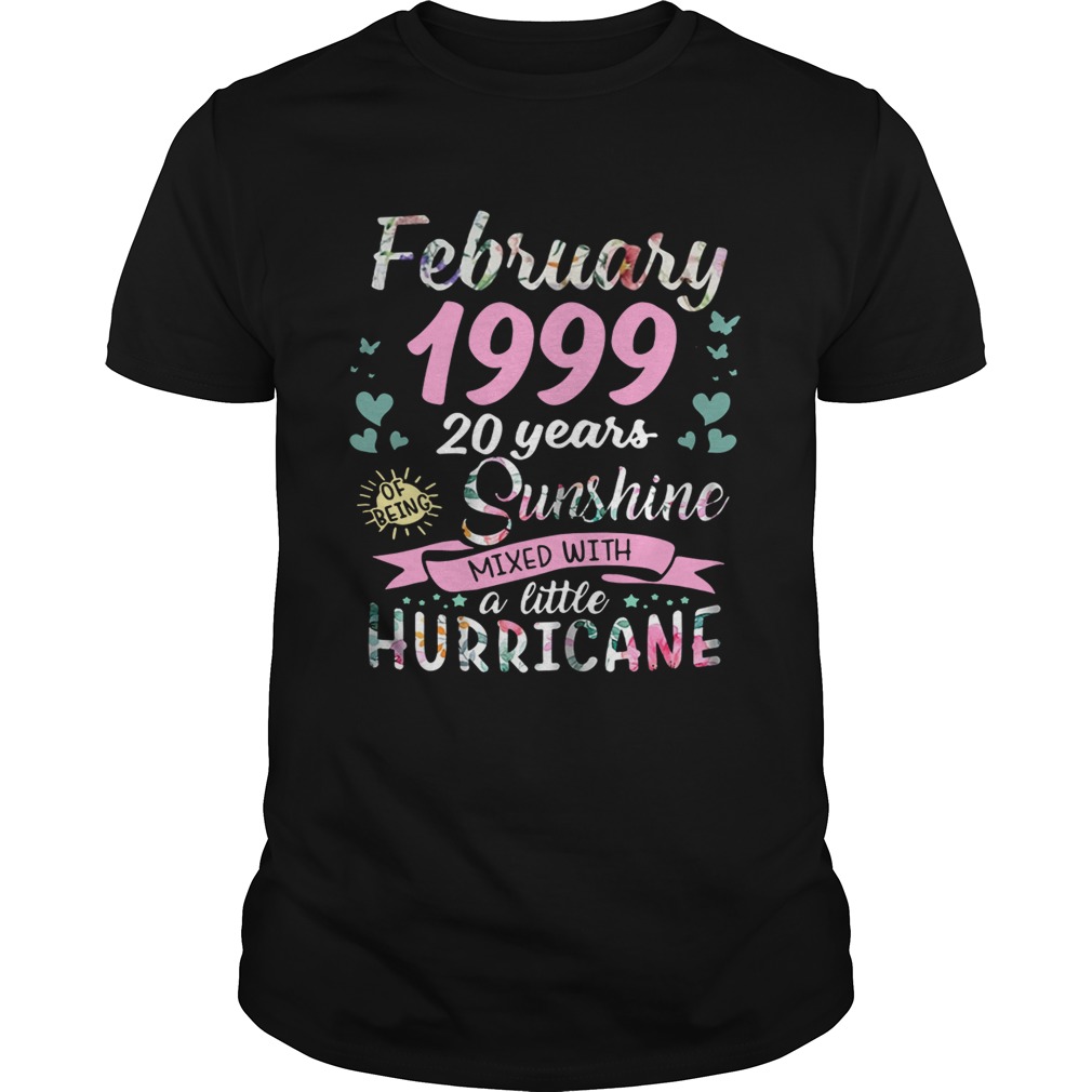 February 1999 20 years sunshine mixed with a little hurricane shirt