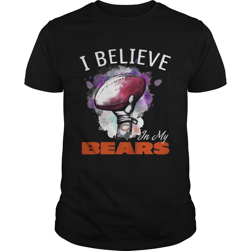 I believe in my Chicago Bears shirt