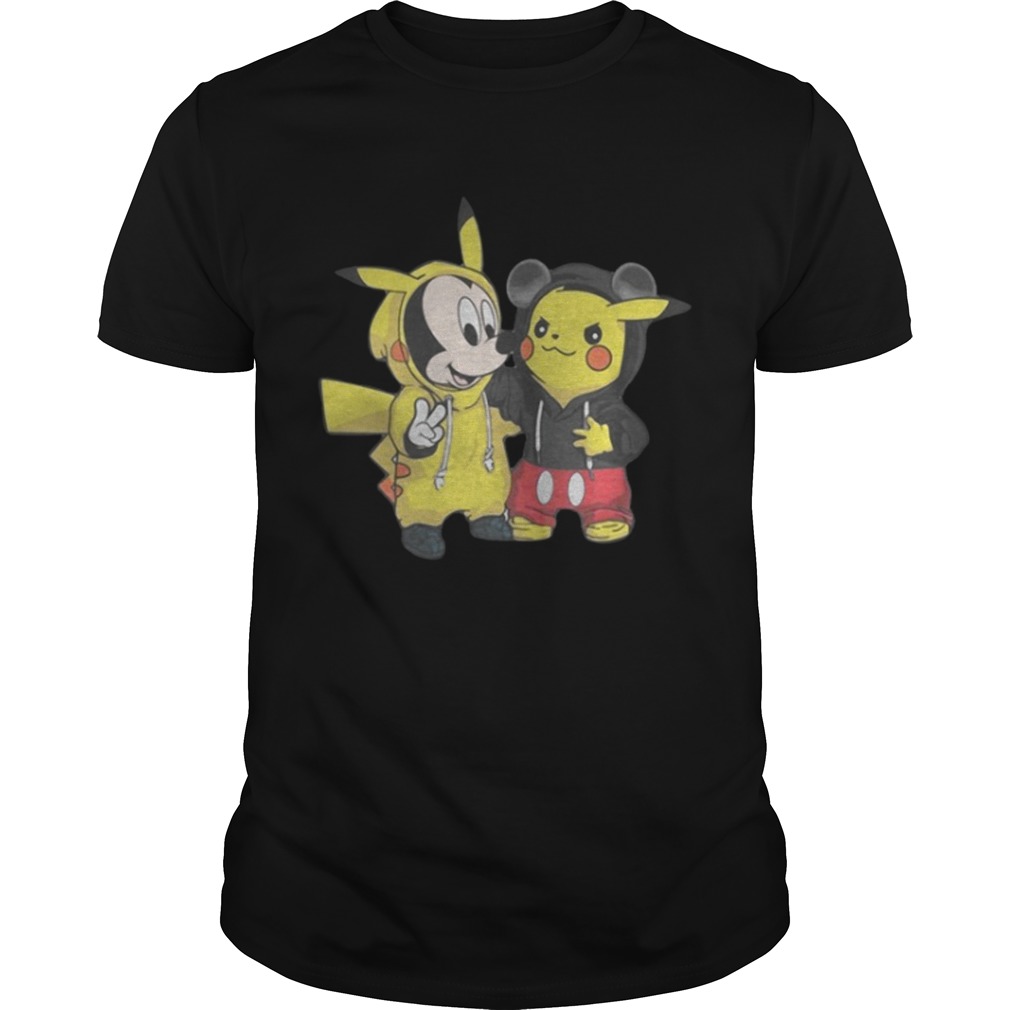 Pikachu and Mickey shirt