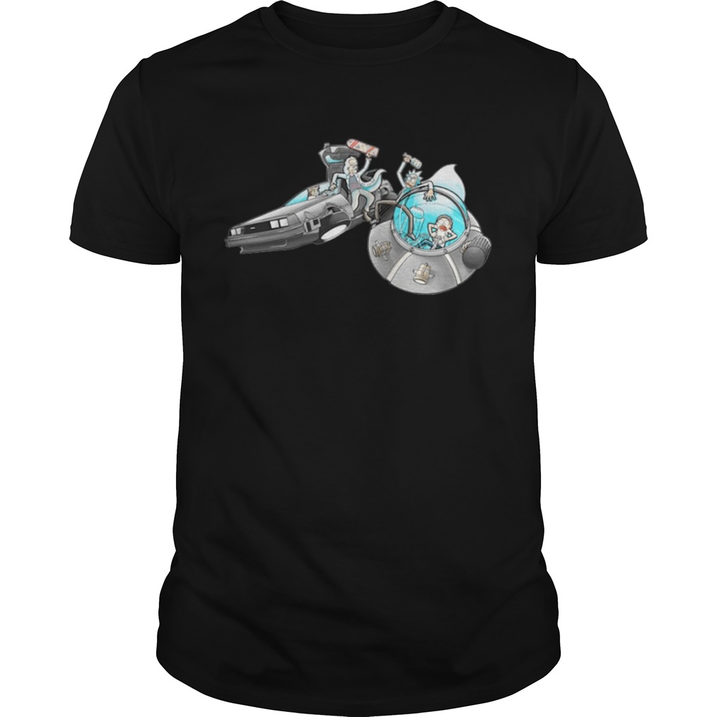 Rick and Morty back to the future shirt