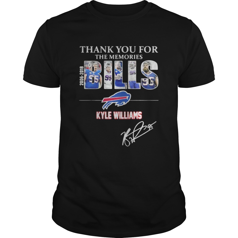 Thank you for the memories Bills Kyle Williams 95 shirt