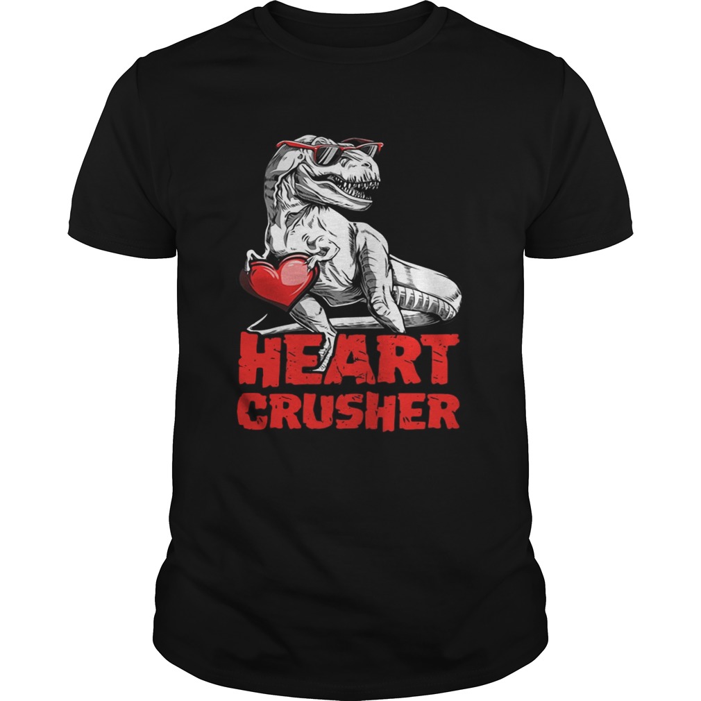 Valentines T-rex Heart Crusher shirt