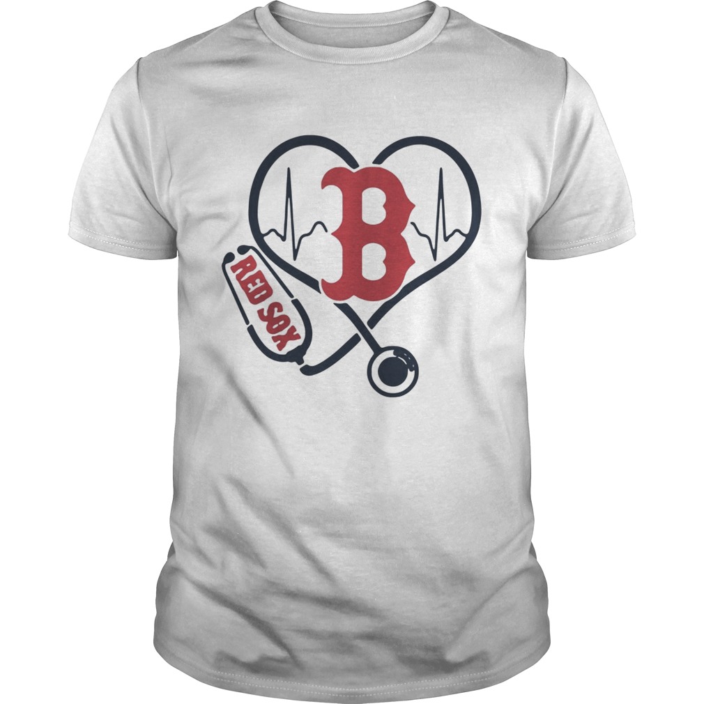 Nurse Boston Red Sox heart shirt
