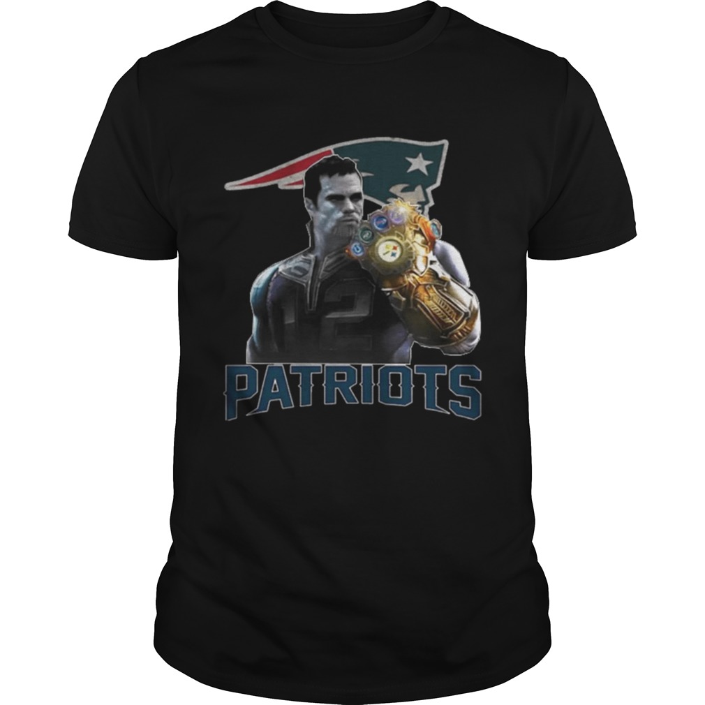 Tom-Brady Thanos infinity gauntlet Patriots Shirt