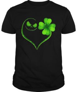 Jack Skellington and Irish Four Leaf Clover guy shirt
