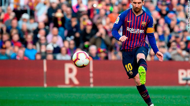 Lionel Messi brace guides Barcelona to victory in Catalan derby