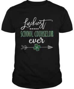 Luckiest School Counselor Ever Irish guy shirt