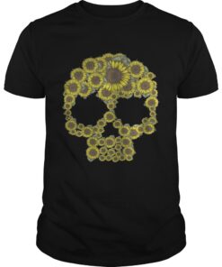 Sunflower skull guy shirt