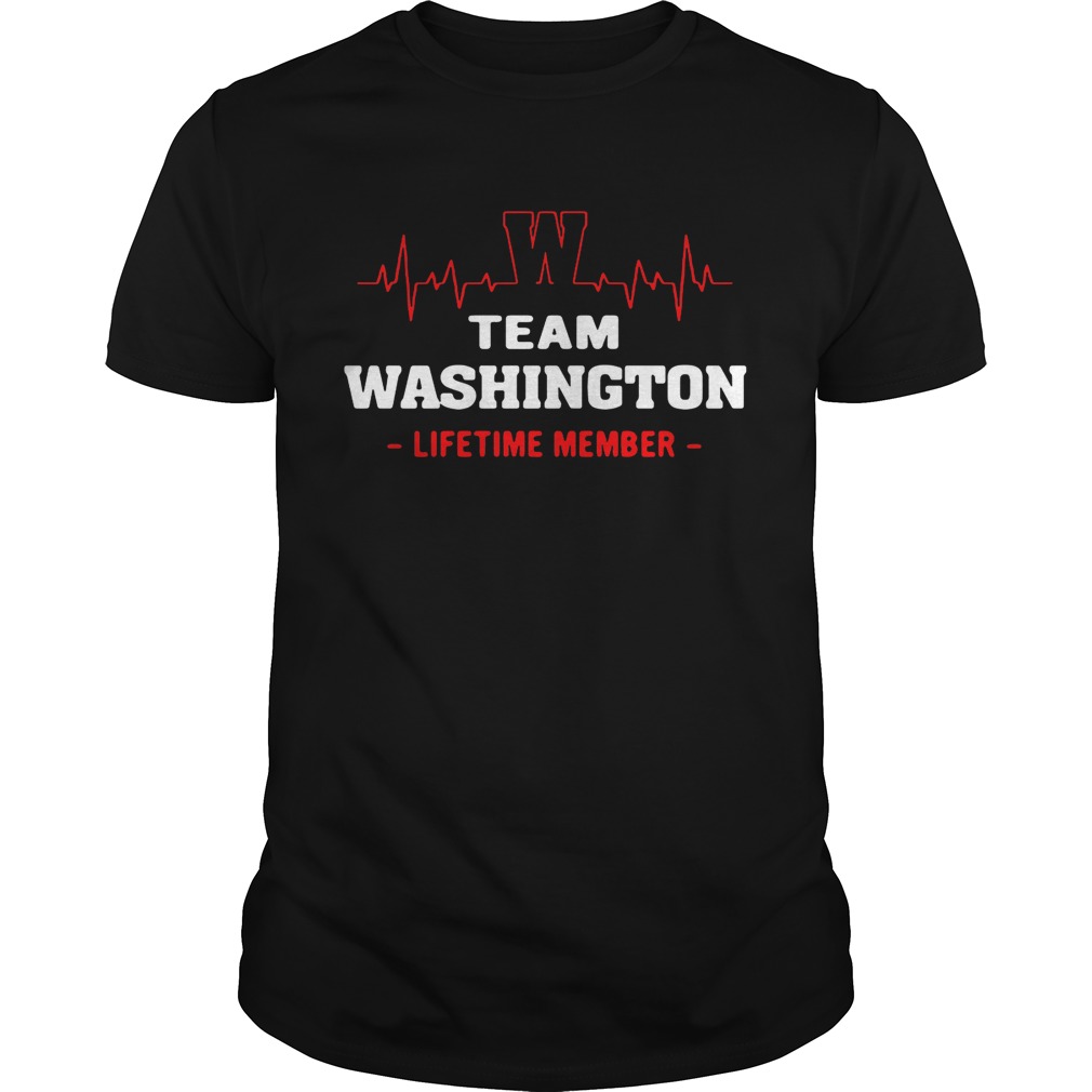 Team Washington lifetime member shirt