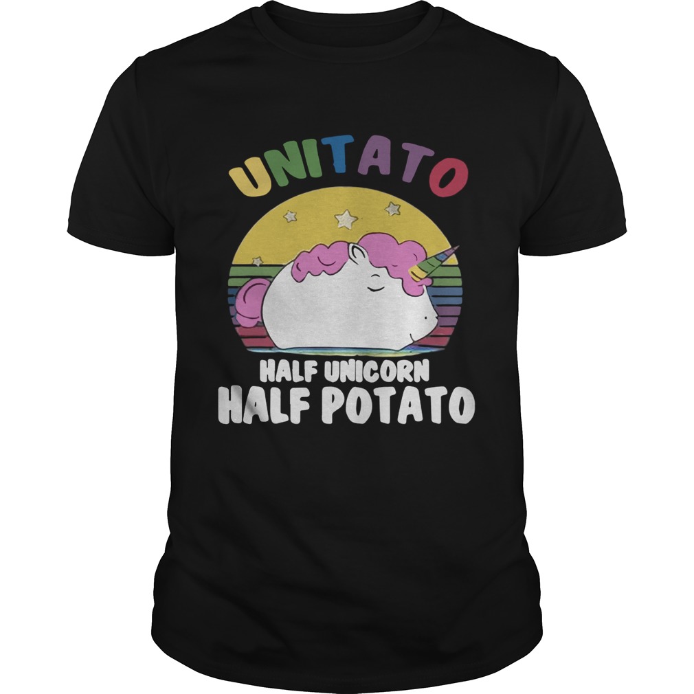 Unitato half unicorn half potato shirt