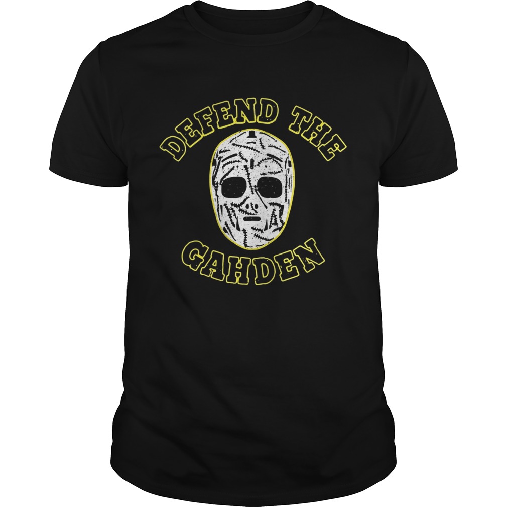 Defend The Gahden Goalie Mask shirt