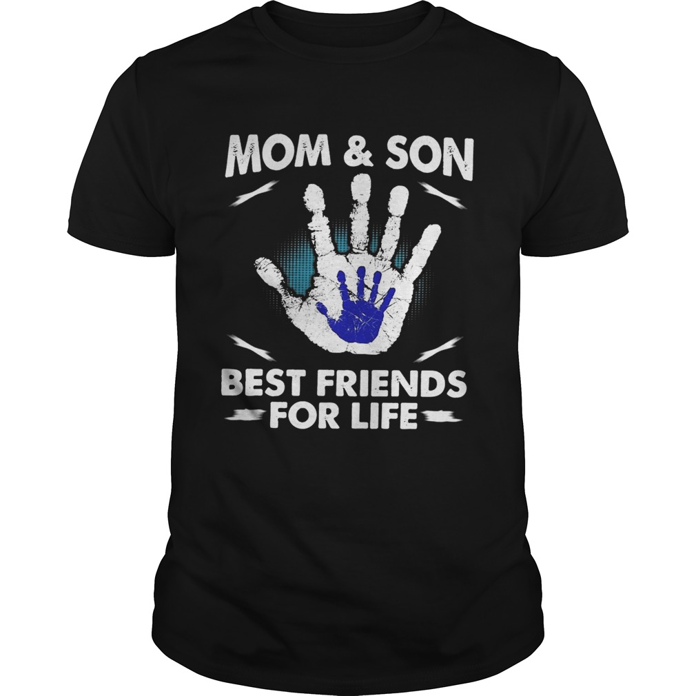 Mom and son best friends for life shirt