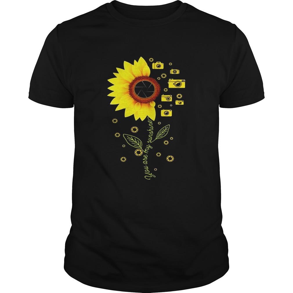 Sunflower Camera you are my sunshine shirt