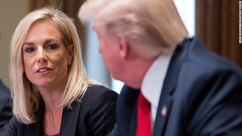 Trump says DHS Secretary Nielsen leaving