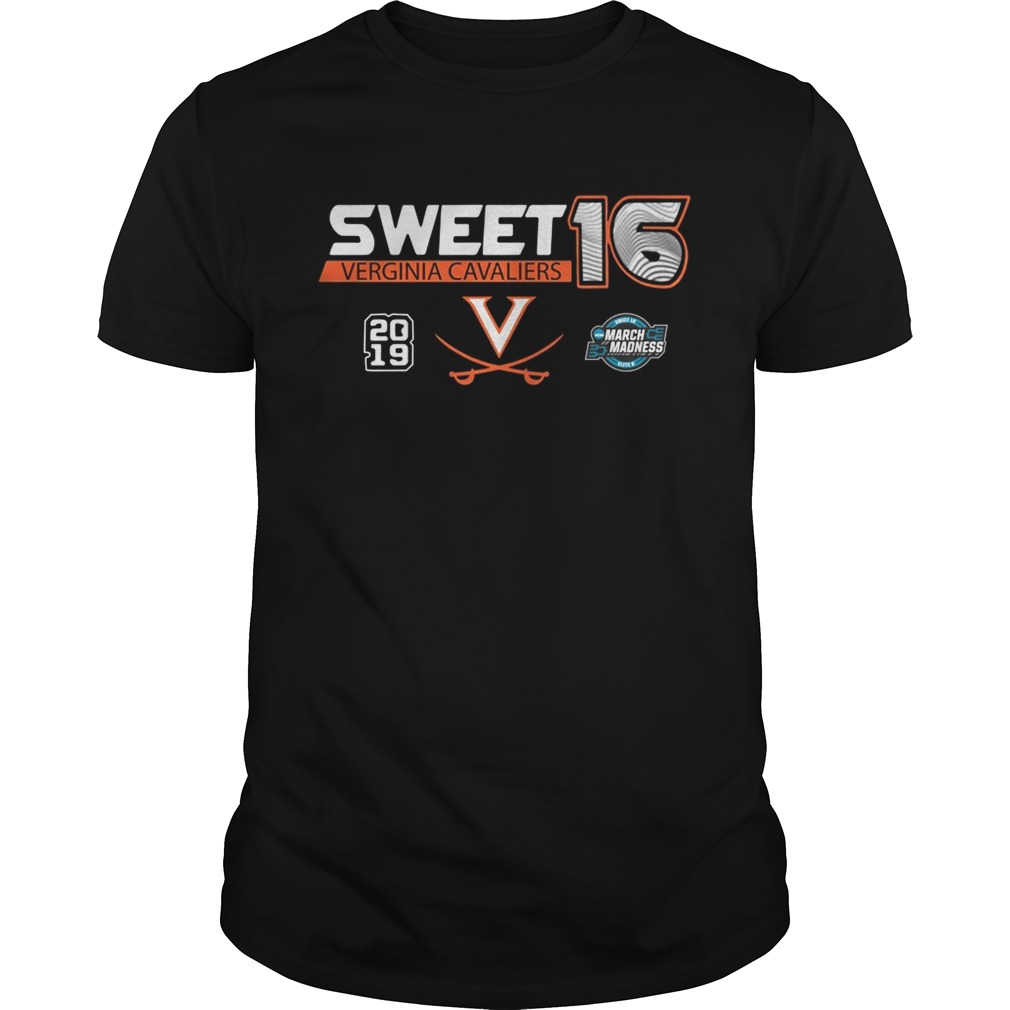 Virginia Cavaliers 2019 NCAA Basketball Tournament March Madness Sweet 16 shirt