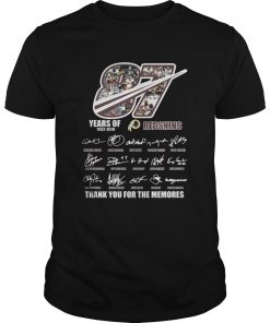 87 Years of 1932 2019 Redskins thank you for the memories shirt