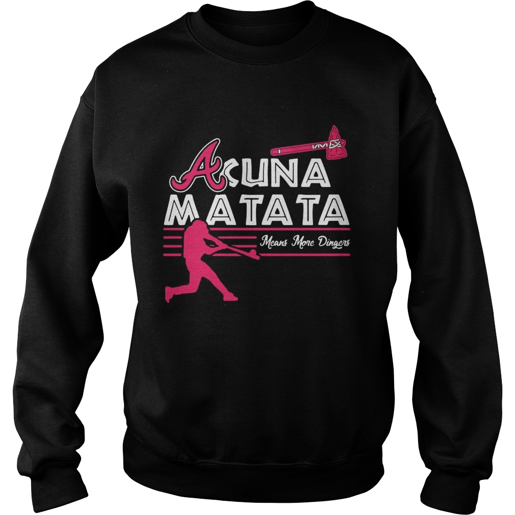 Acuna Matata means more dingers  Sweatshirt