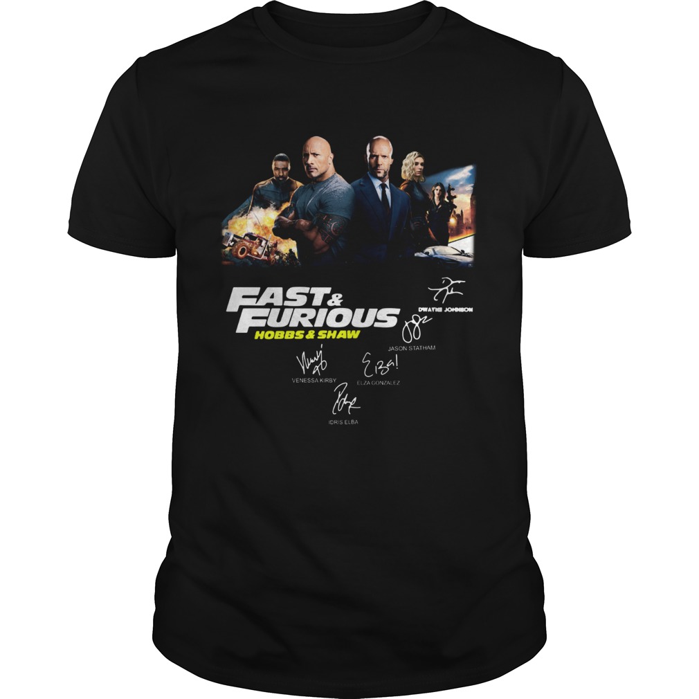 Fast and Furious Hobbs and shaw signature shirt