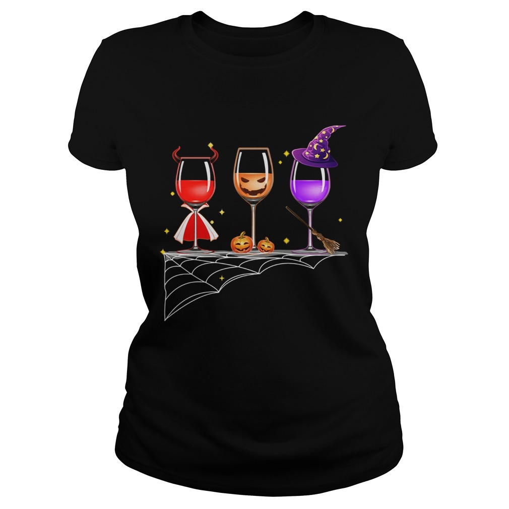 Halloween glasses of wine Classic Ladies