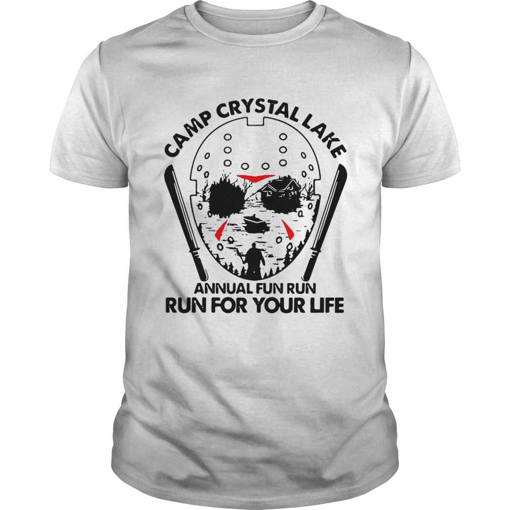 Jason Voorhees Camp crystal lake annual fun run run for your life shirt