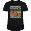 Mushu dishonor dishonor on you dishonor on your family vintage shirt