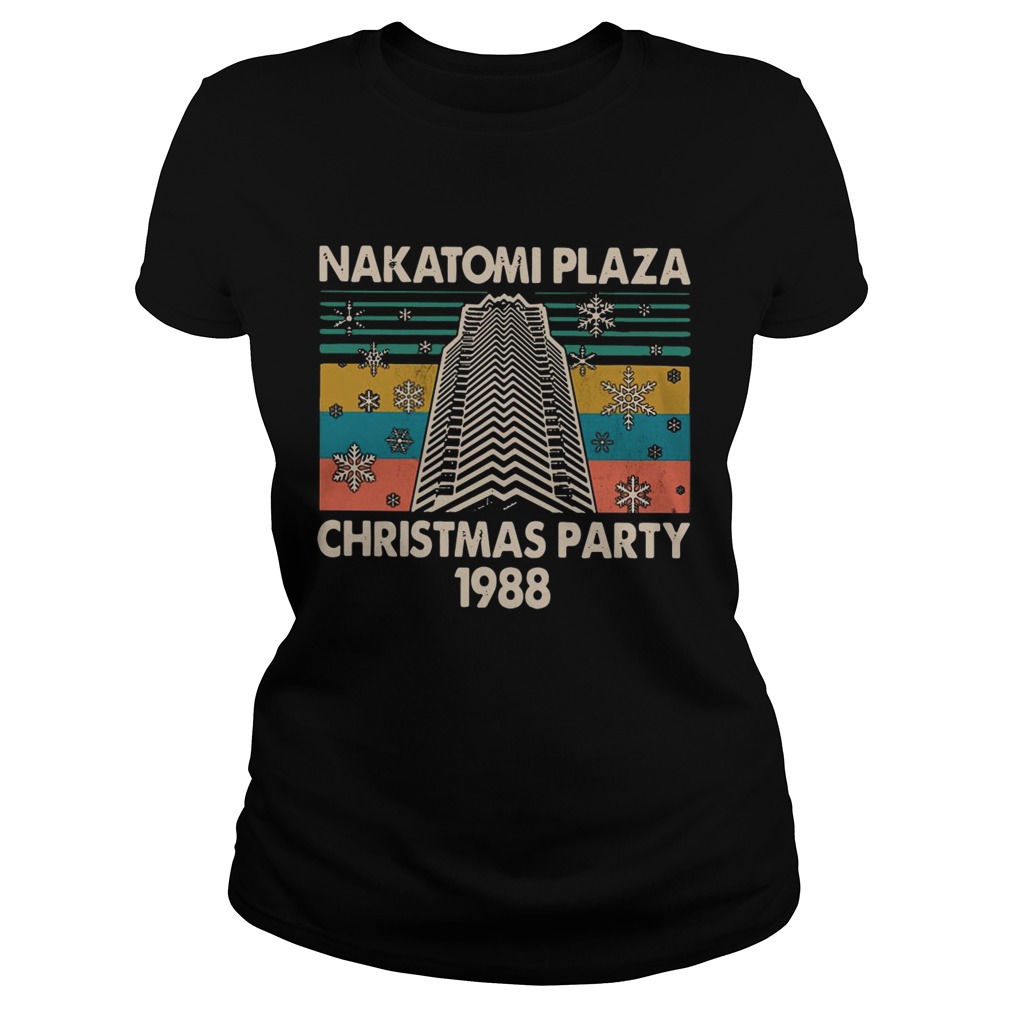 Nakatomi Plaza Christmas party 1988 vintage Classic Ladies