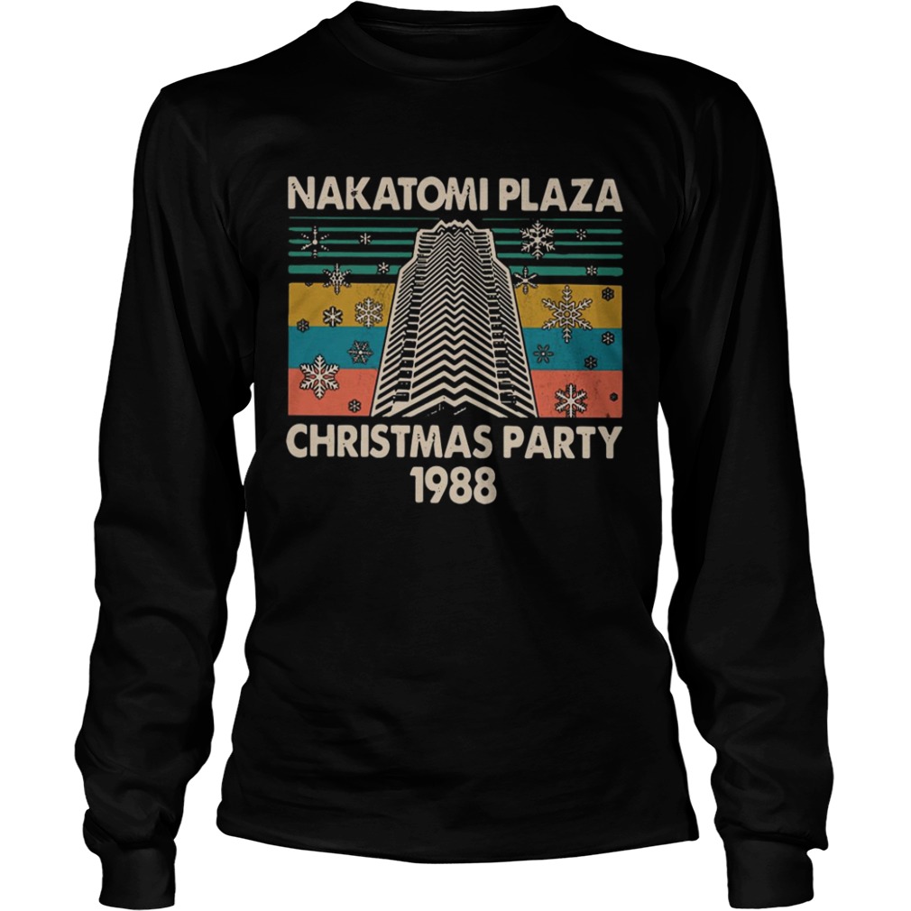 Nakatomi Plaza Christmas party 1988 vintage LongSleeve