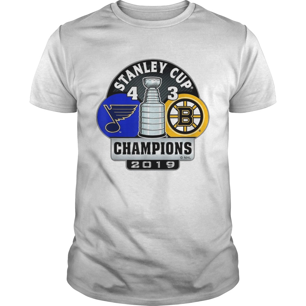 Stanley cup champions St louis blues 4 3 boston bruins shirt