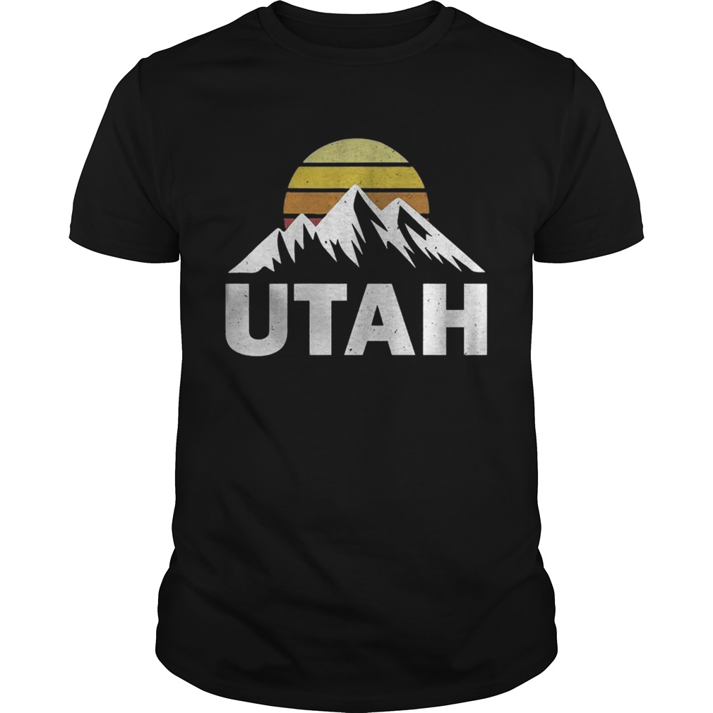 Utah With Mountains At Sunset Vintage shirt