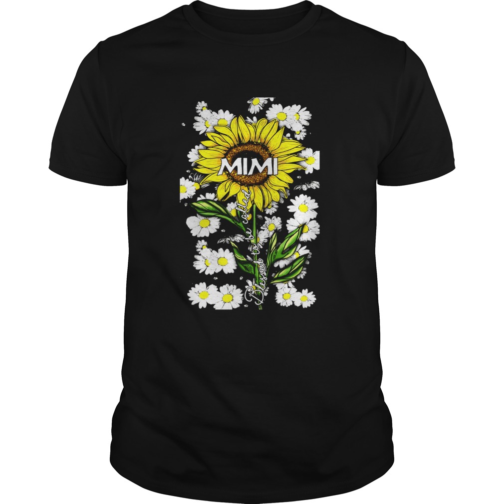 Blessed to be called mimi Sunflower daisy shirt