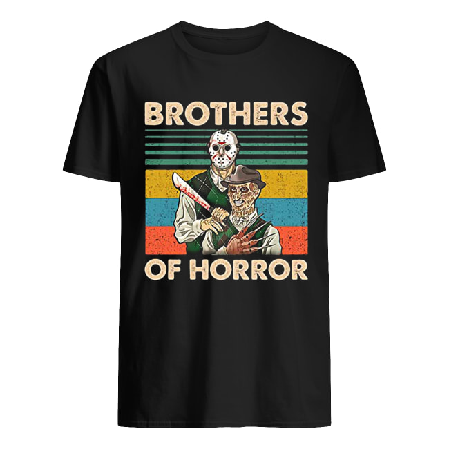 Brothers of Horror Jason Voorhees and Freddy Krueger vintage shirt