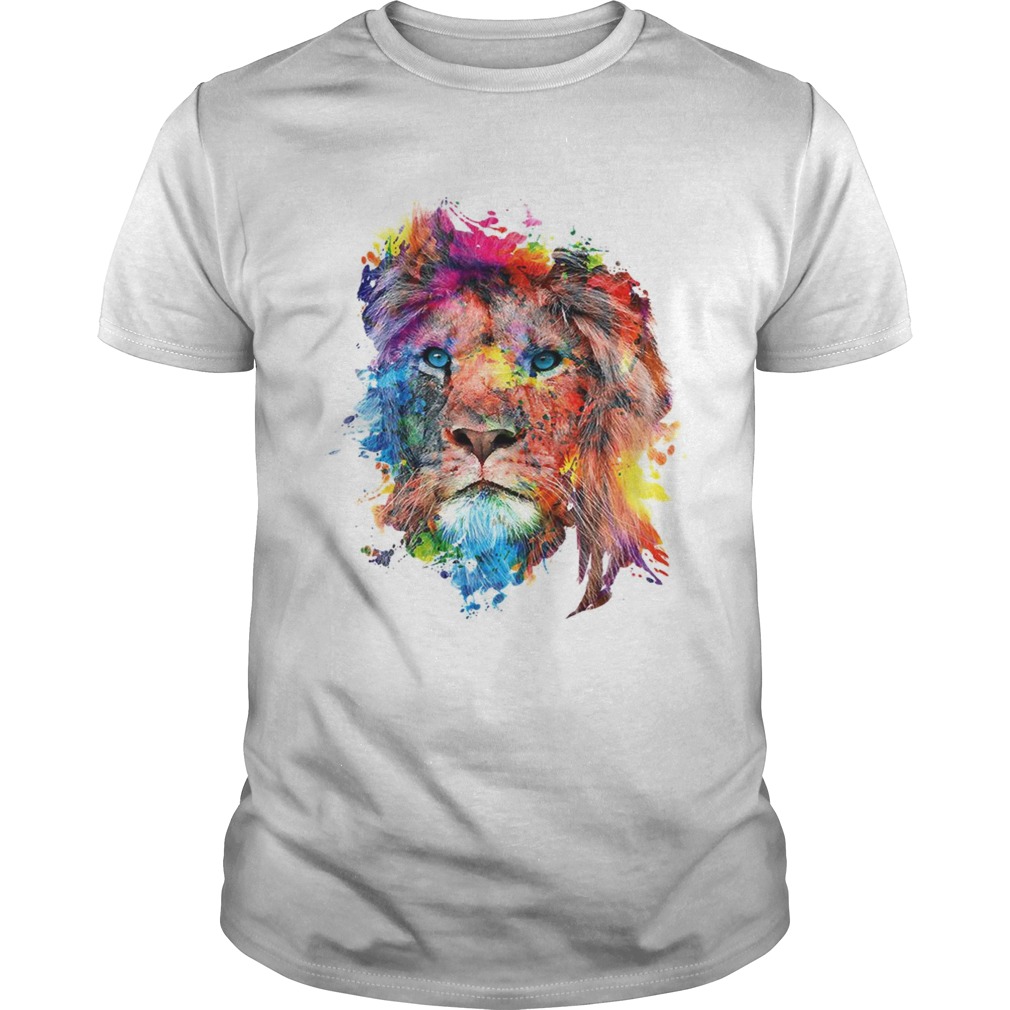 Colorful lion shirt
