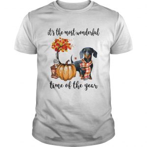 Dachshund its the most wonderful time of the year shirt