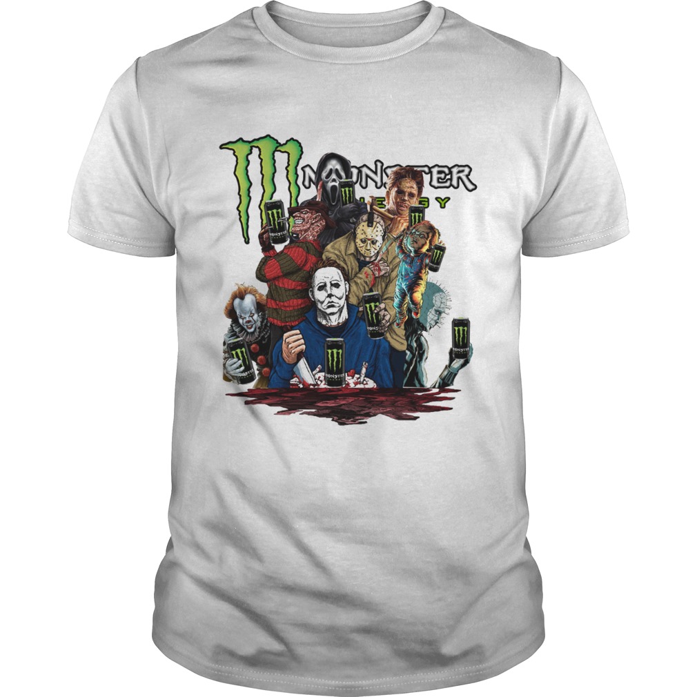 Horror character movie Monster Energy shirt