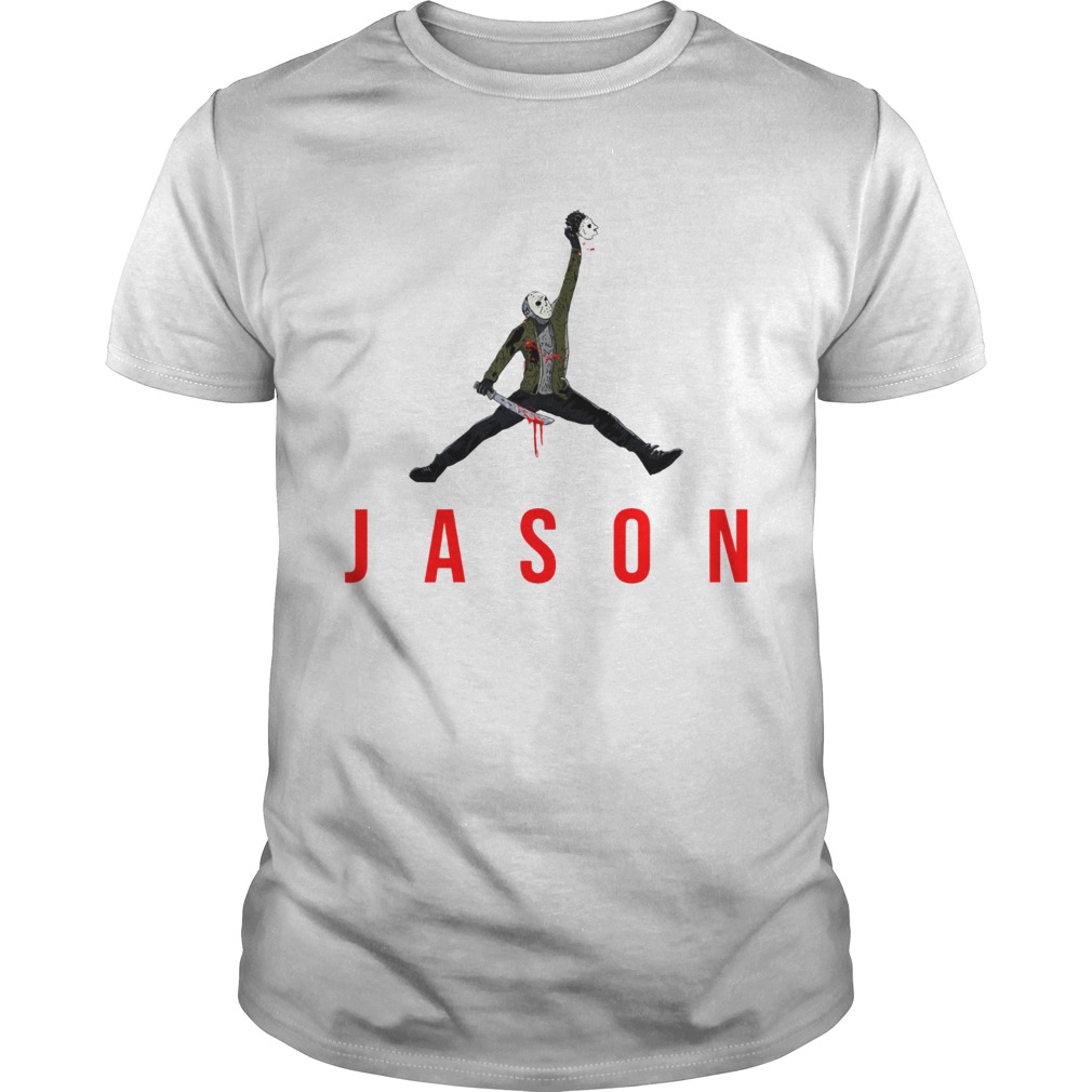 Jason Voorhees Air Jordan logo shirt LlMlTED EDlTlON